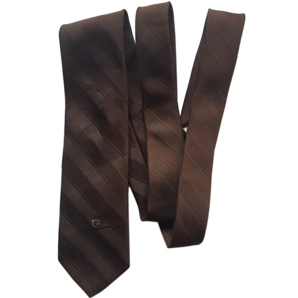 Vintage Pierre Cardin Monogrammed Textured Necktie Tie NWT - Picture 3 of 8